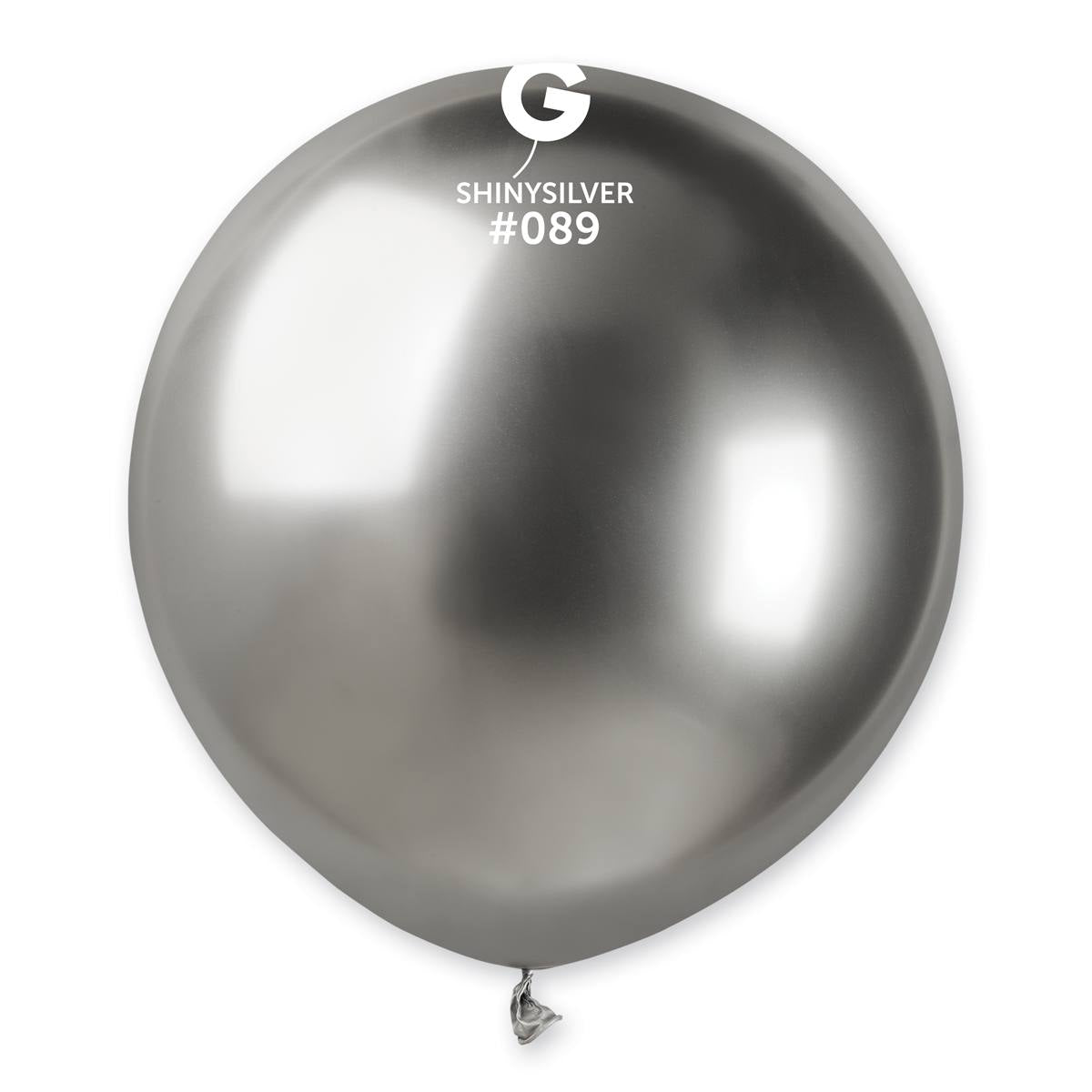 Palloncini in lattice 19" #089 Shiny silver 25pz
