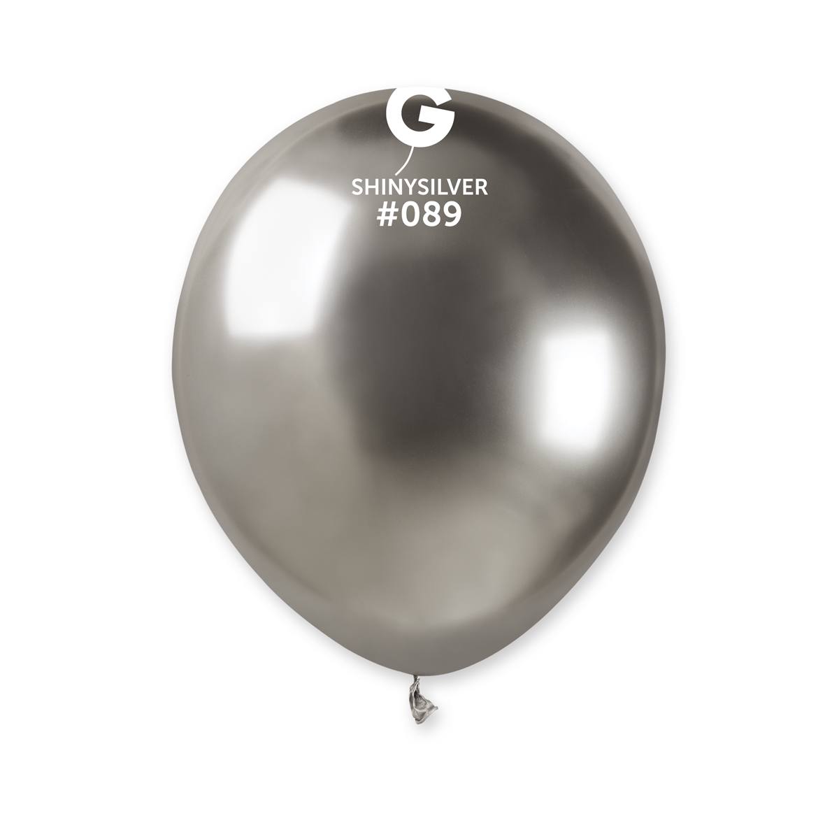 Palloncini in lattice 5" #089 Shiny silver 100pz
