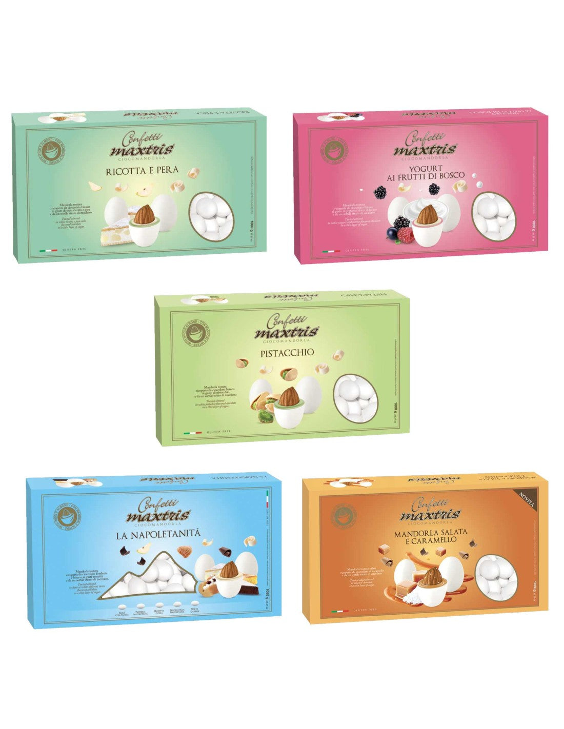 KIT RISPARMIO 5KG CONFETTI MAXTRIS A SCELTA
