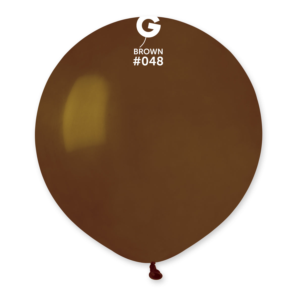 Palloncini in lattice 19" #048 Marrone 50pz
