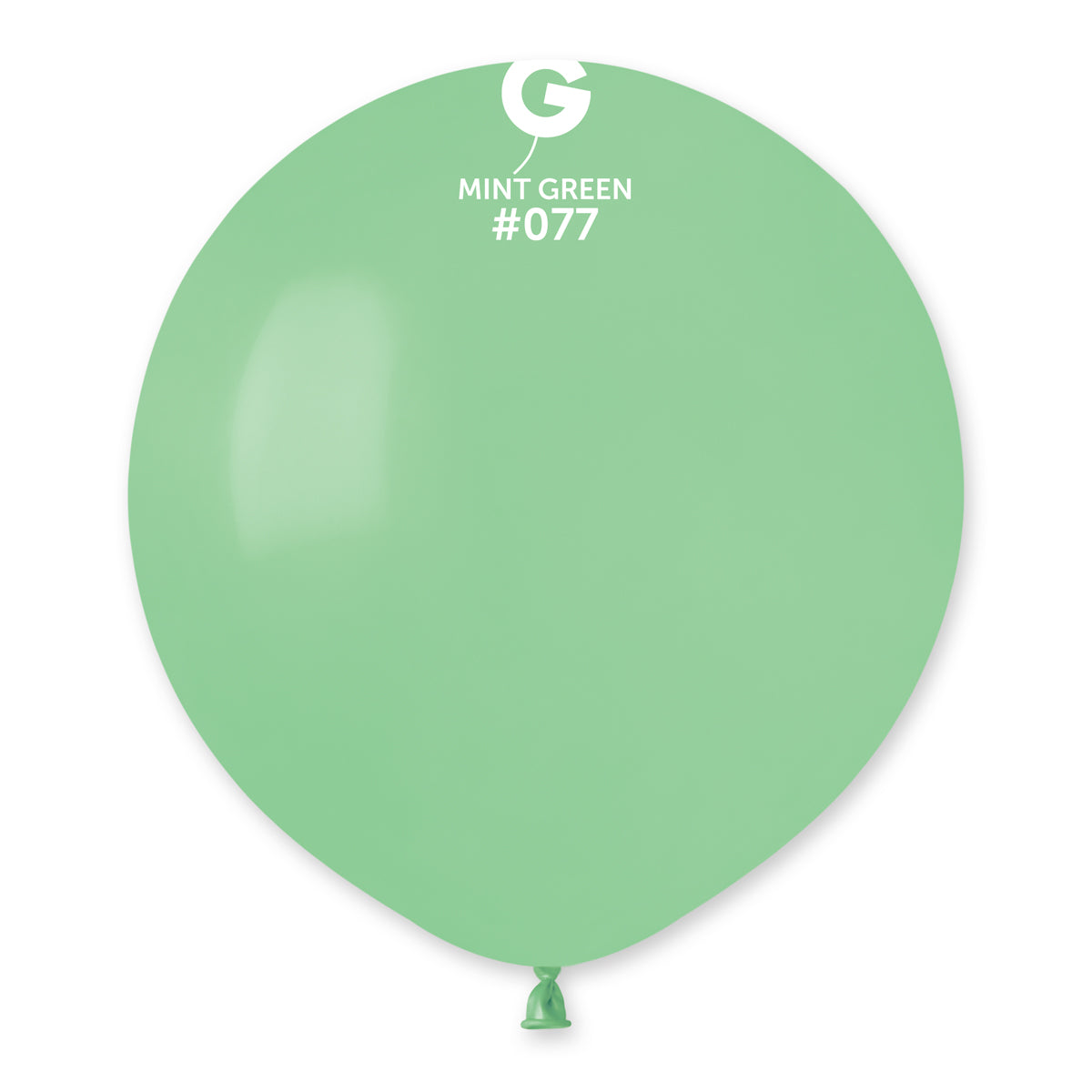 Palloncini in lattice 19" #077 Verde Menta 50pz