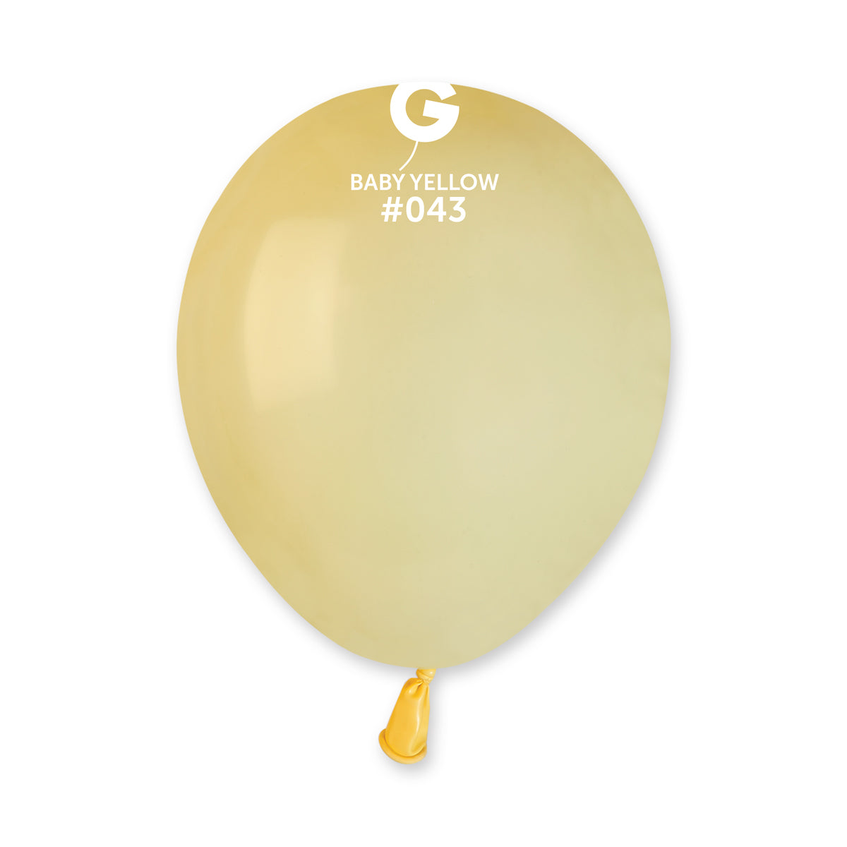 Palloncini in lattice 5" #043 Giallo Baby 100pz