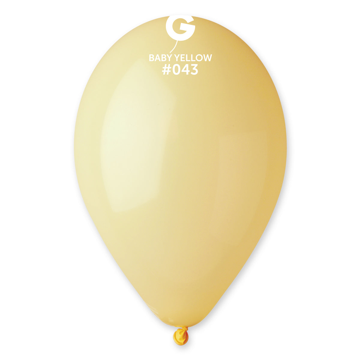 Palloncini in lattice 12" #043 Giallo baby 100pz