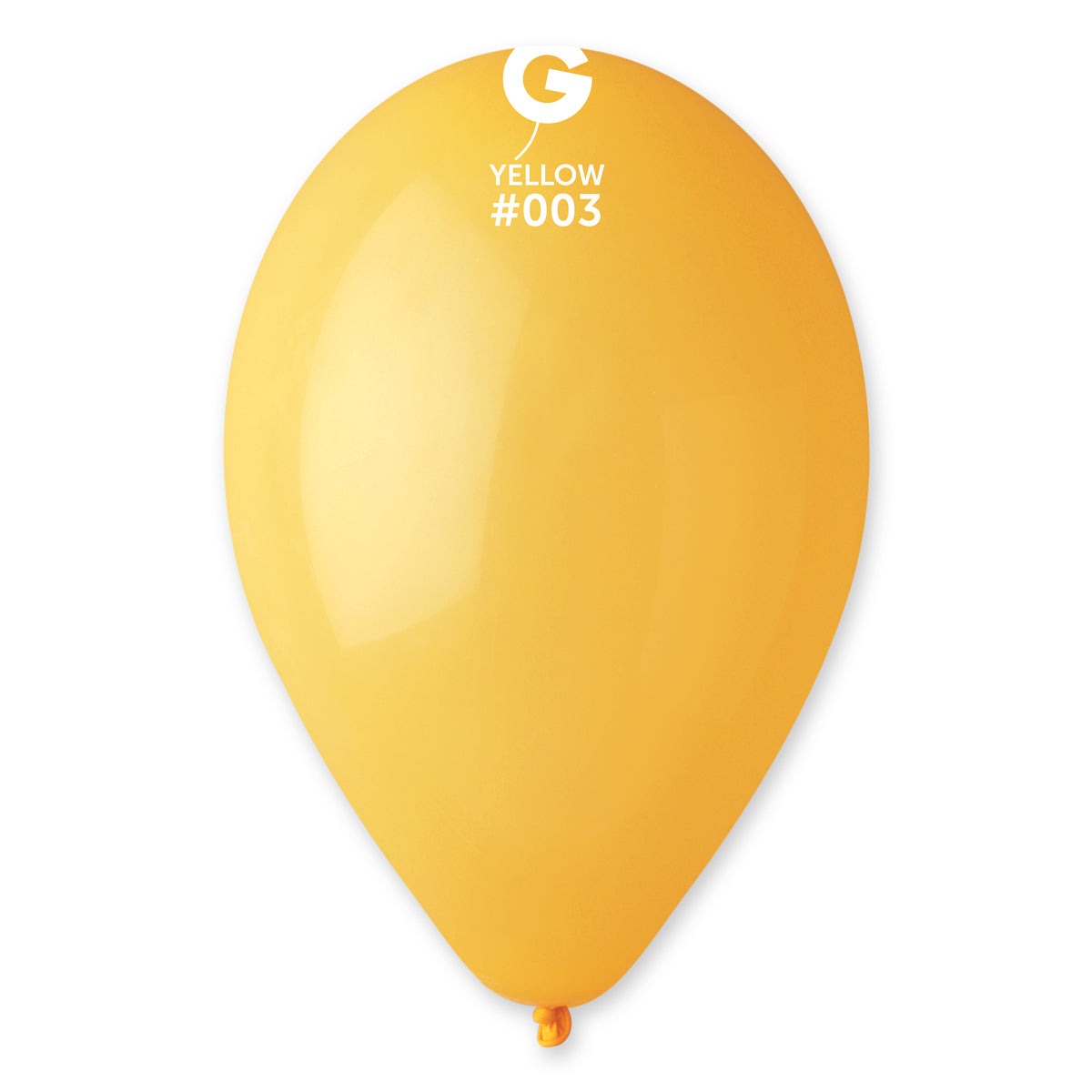 Palloncini in lattice 12" #003 Giallo Mais 100pz