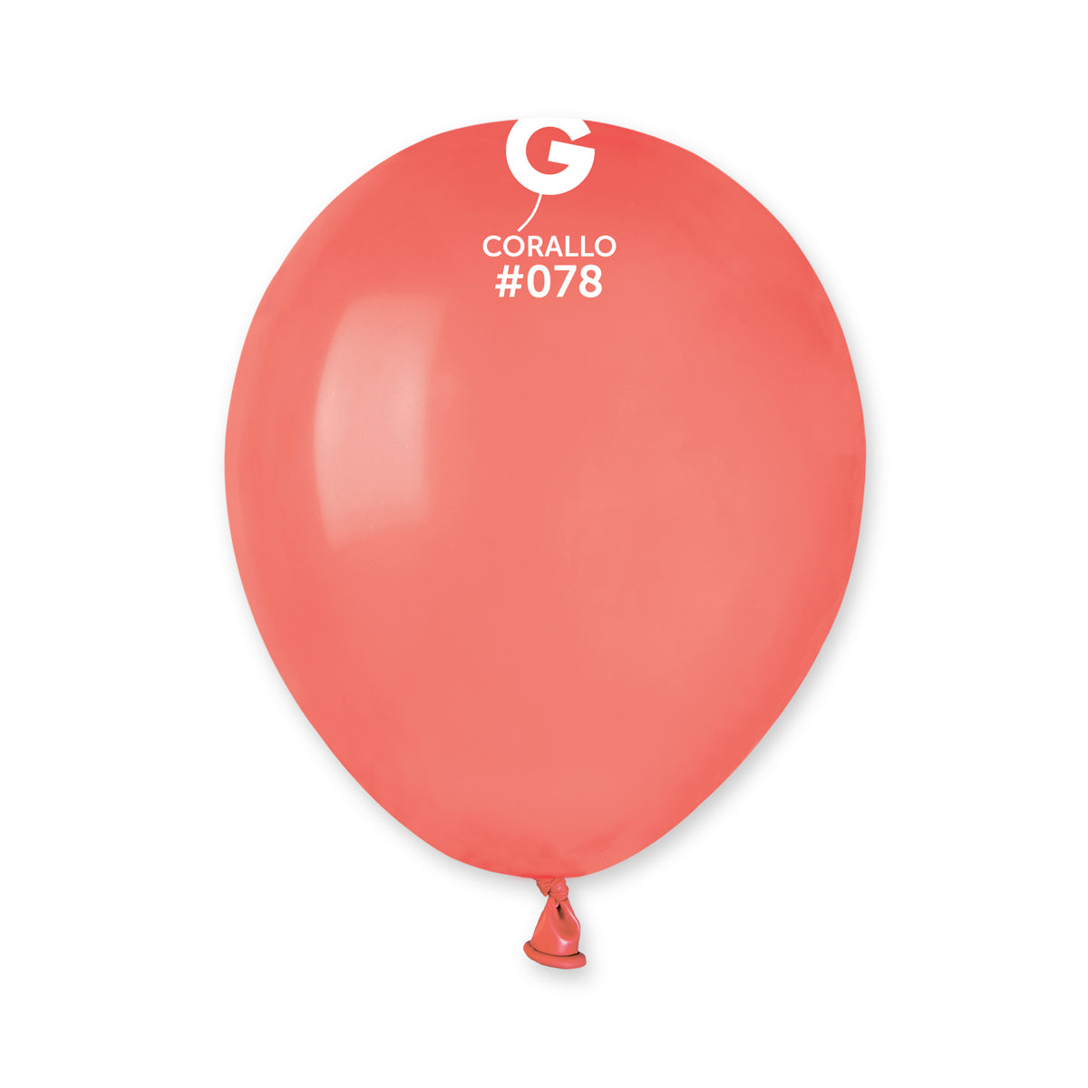 Palloncini in lattice 5" #078 Corallo 100pz