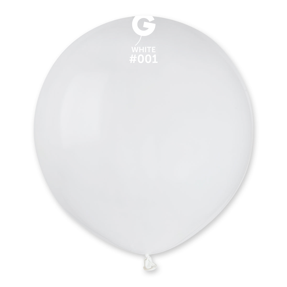 Palloncini in lattice 19" #001 Bianco 5pz