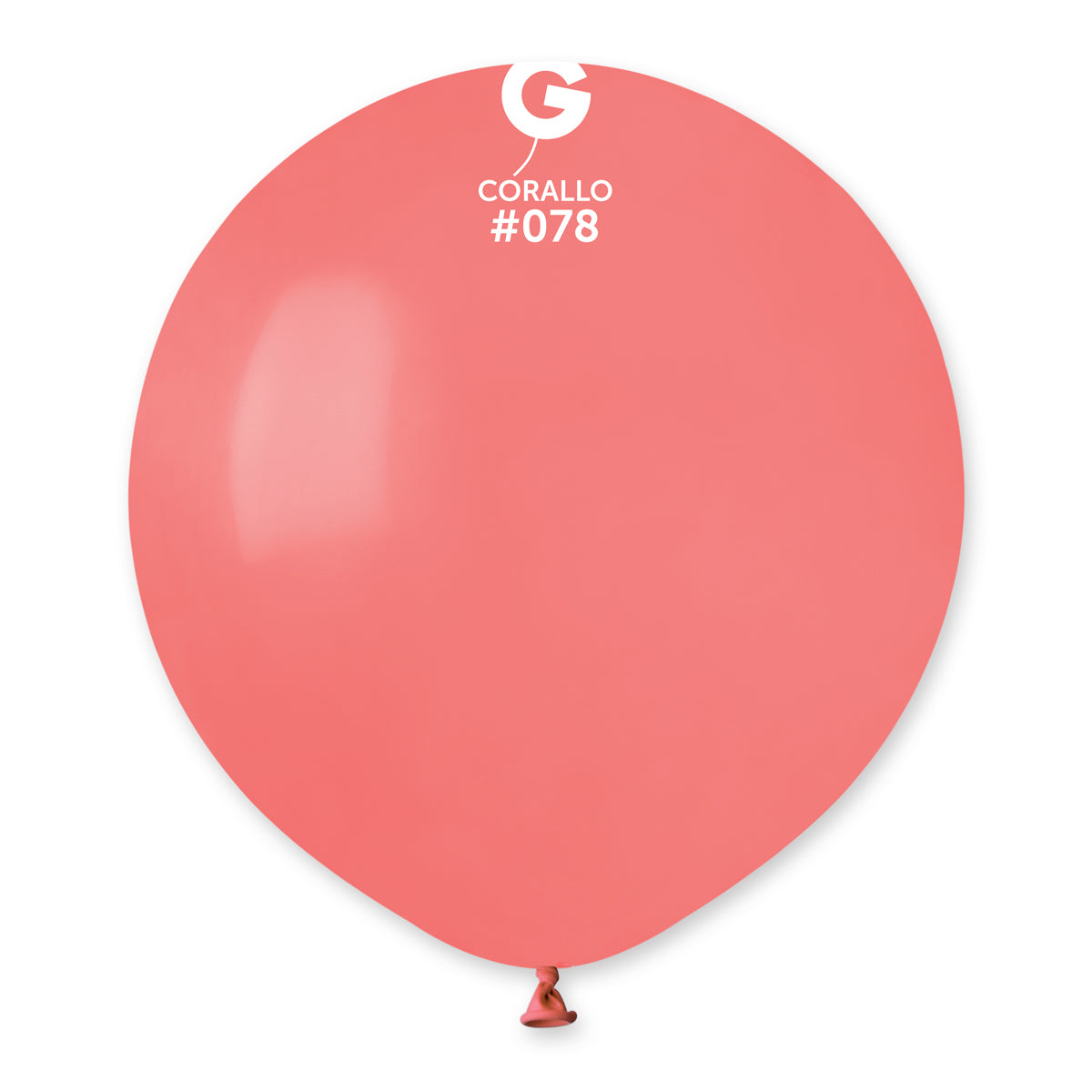 Palloncini in lattice 19" #078 Corallo 5pz