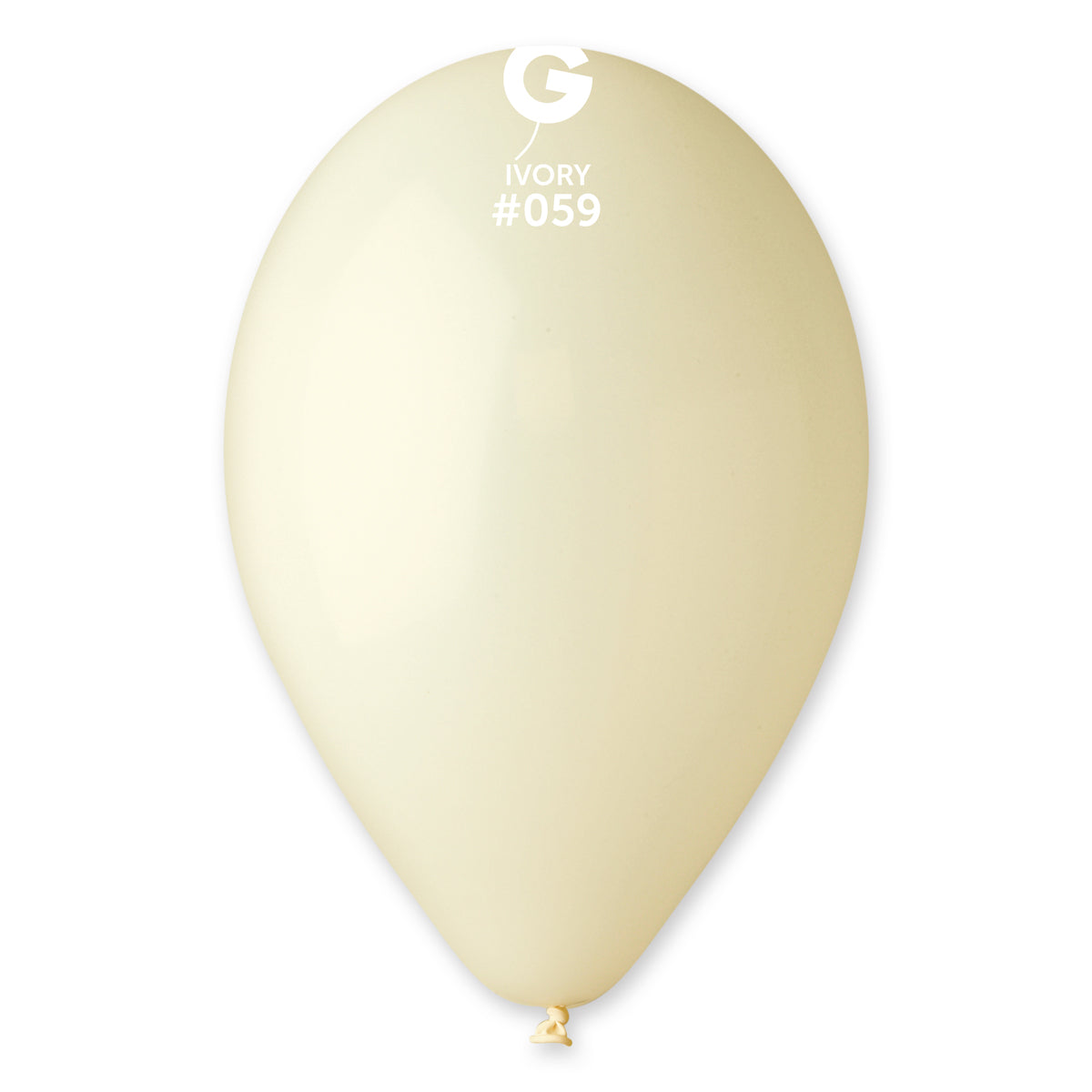 Palloncini in lattice 12" #059 Avorio 100pz