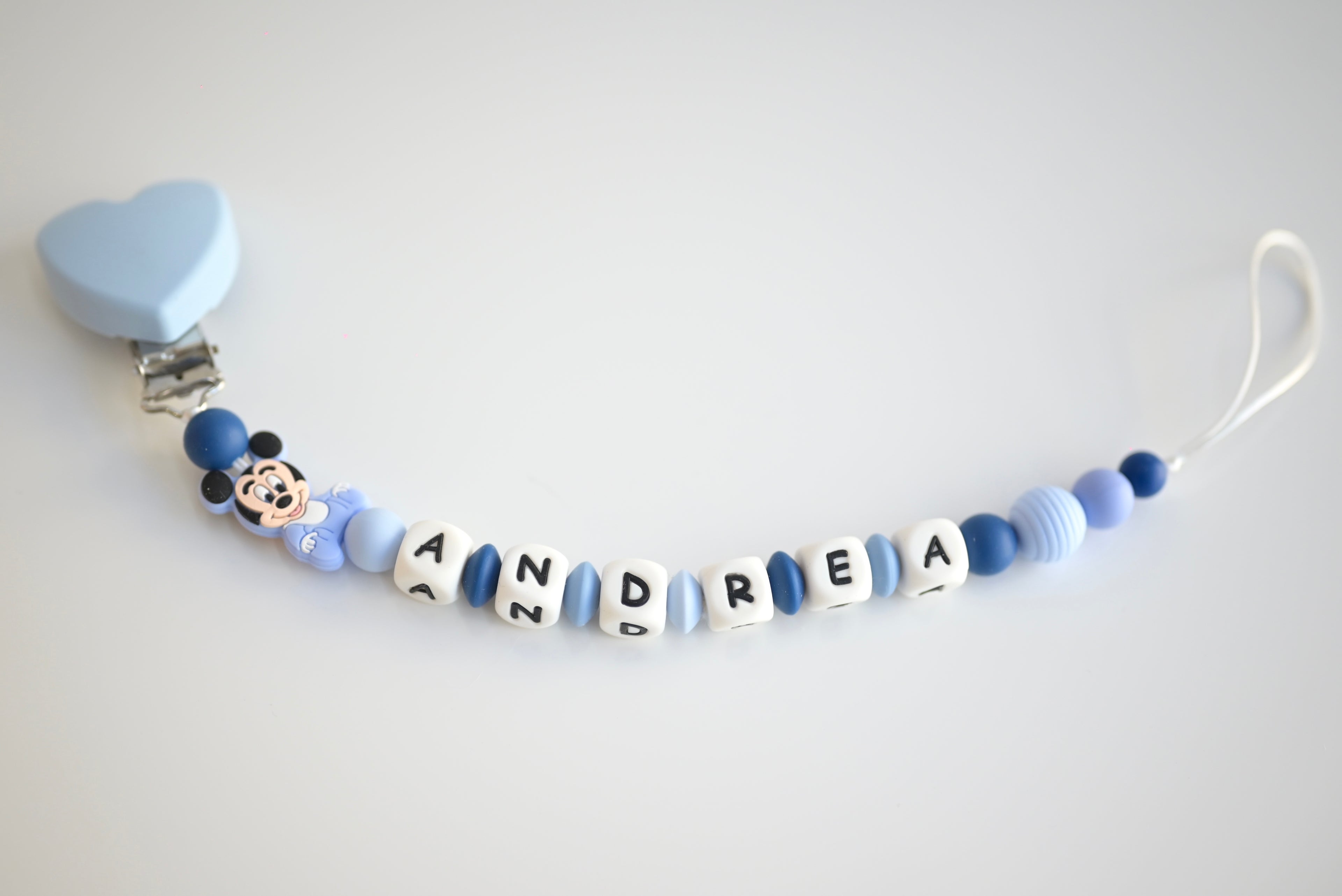 CATENELLA PORTACIUCCIO PERSONALIZZATA SFUMATO AZZURRO