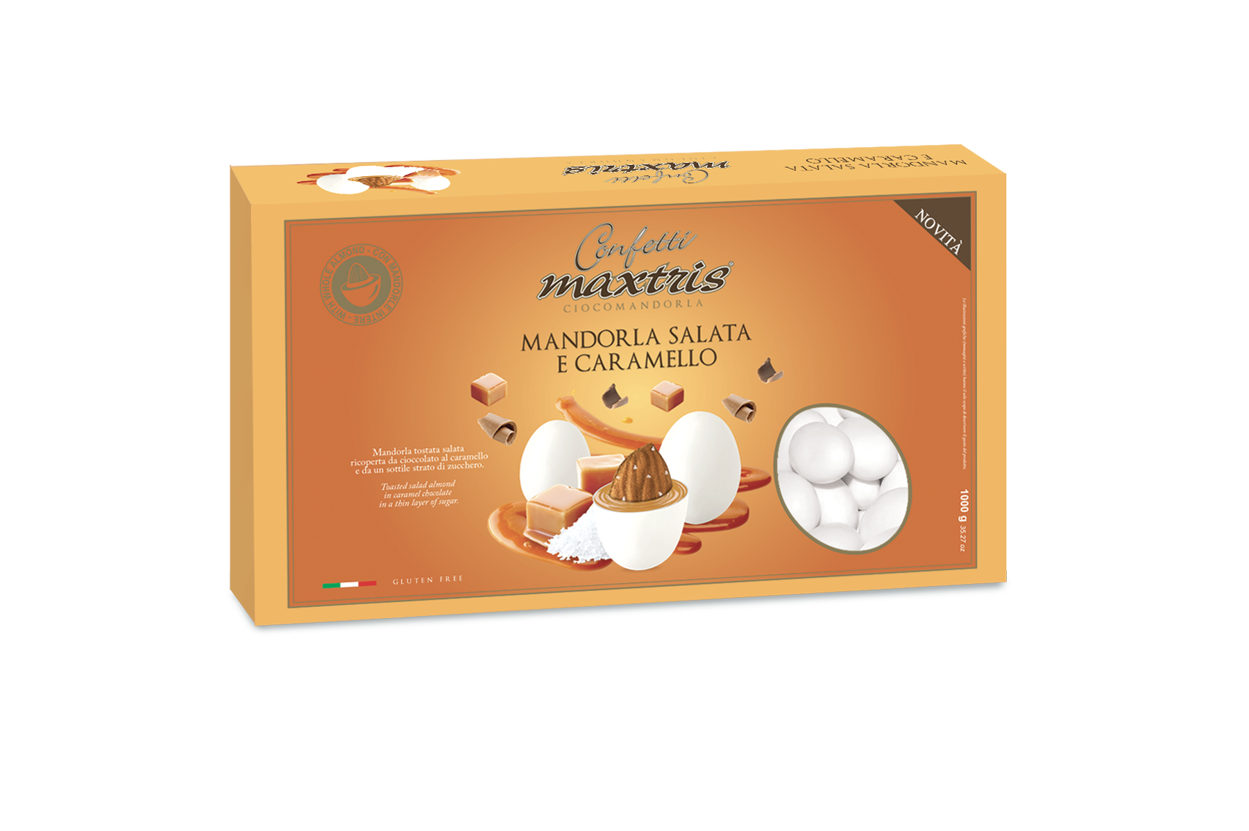 Maxtris Bianco Mandorla Salata e Caramello 1kg