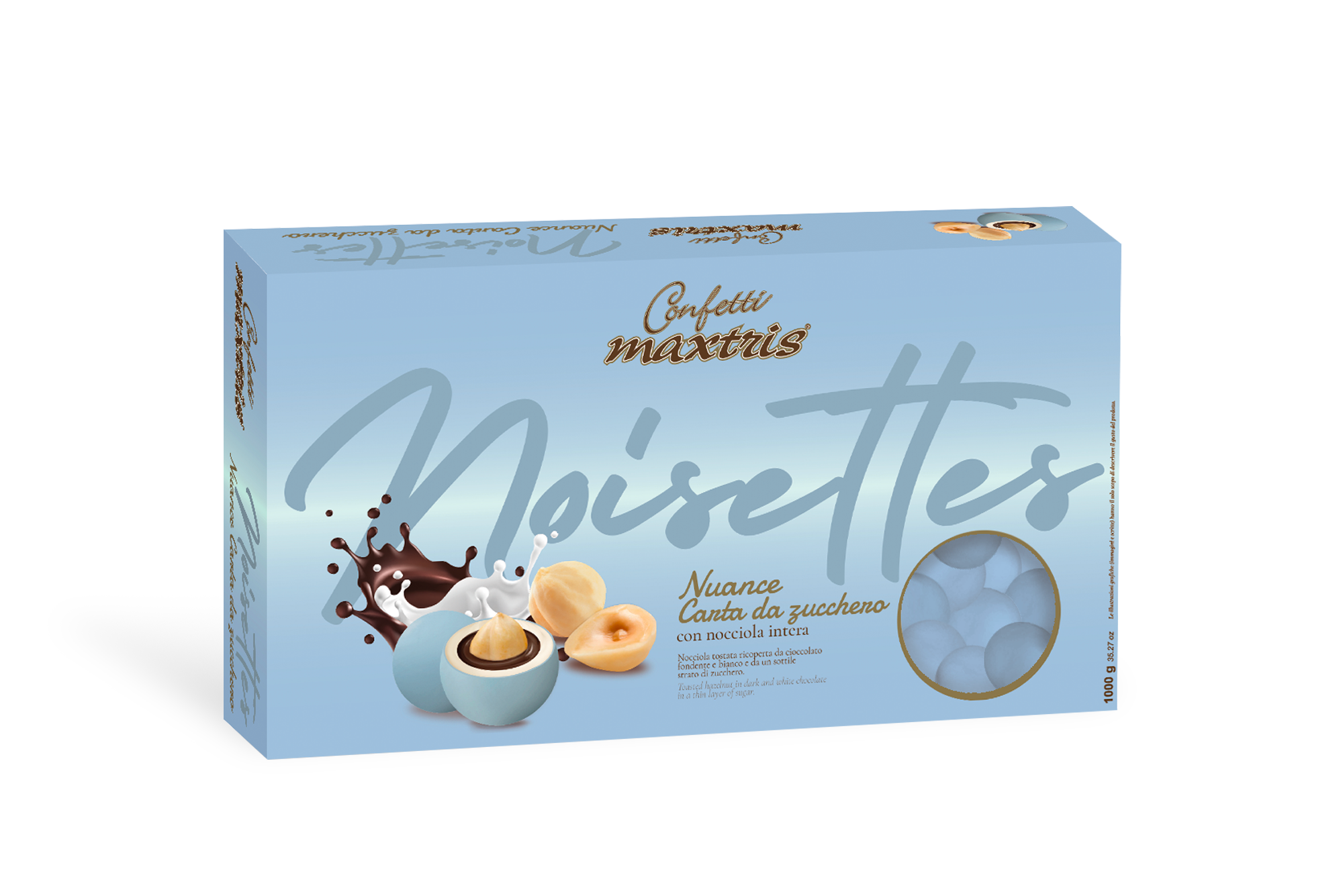 Maxtris Carta da Zucchero Noisettes 1kg